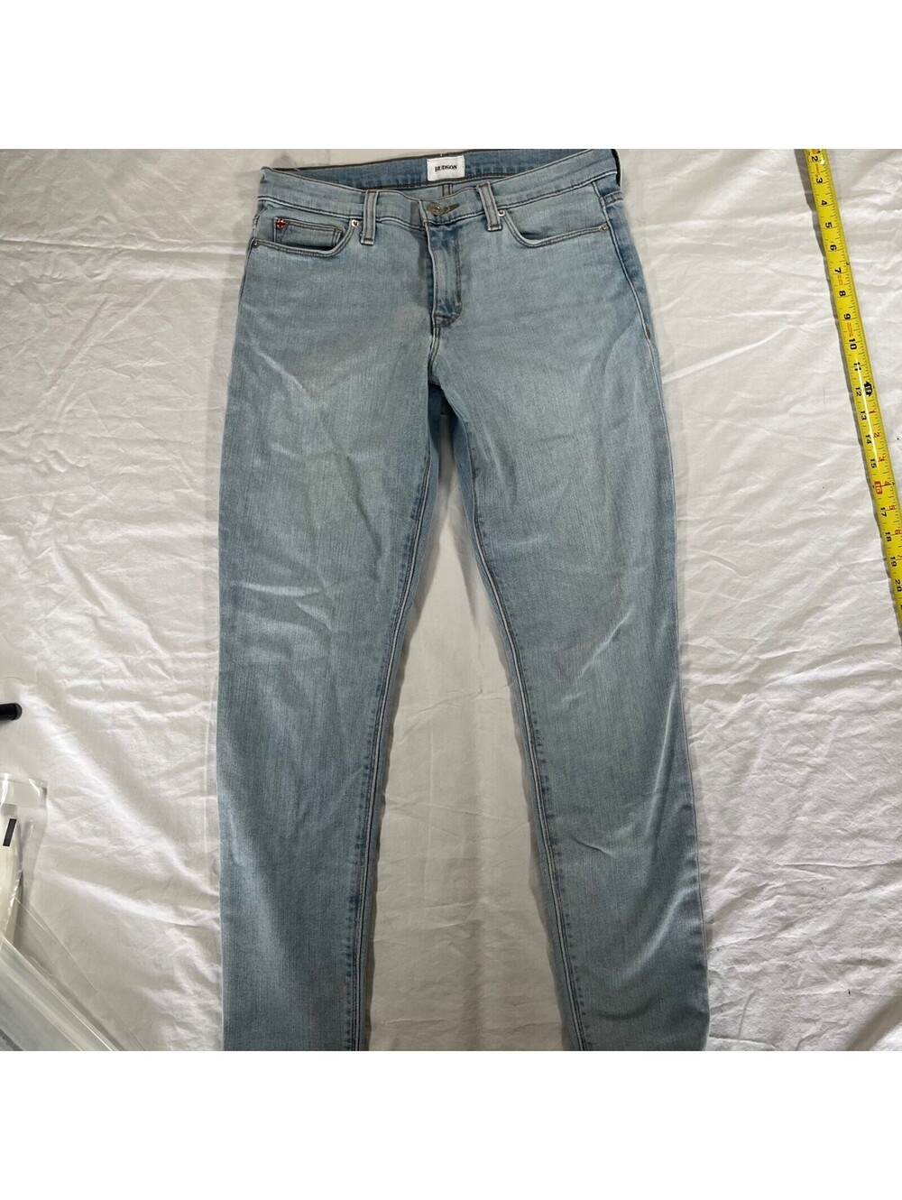Hudson London Jeans Natalie Mid Rise Super Skinny Ankle Womens Size 28